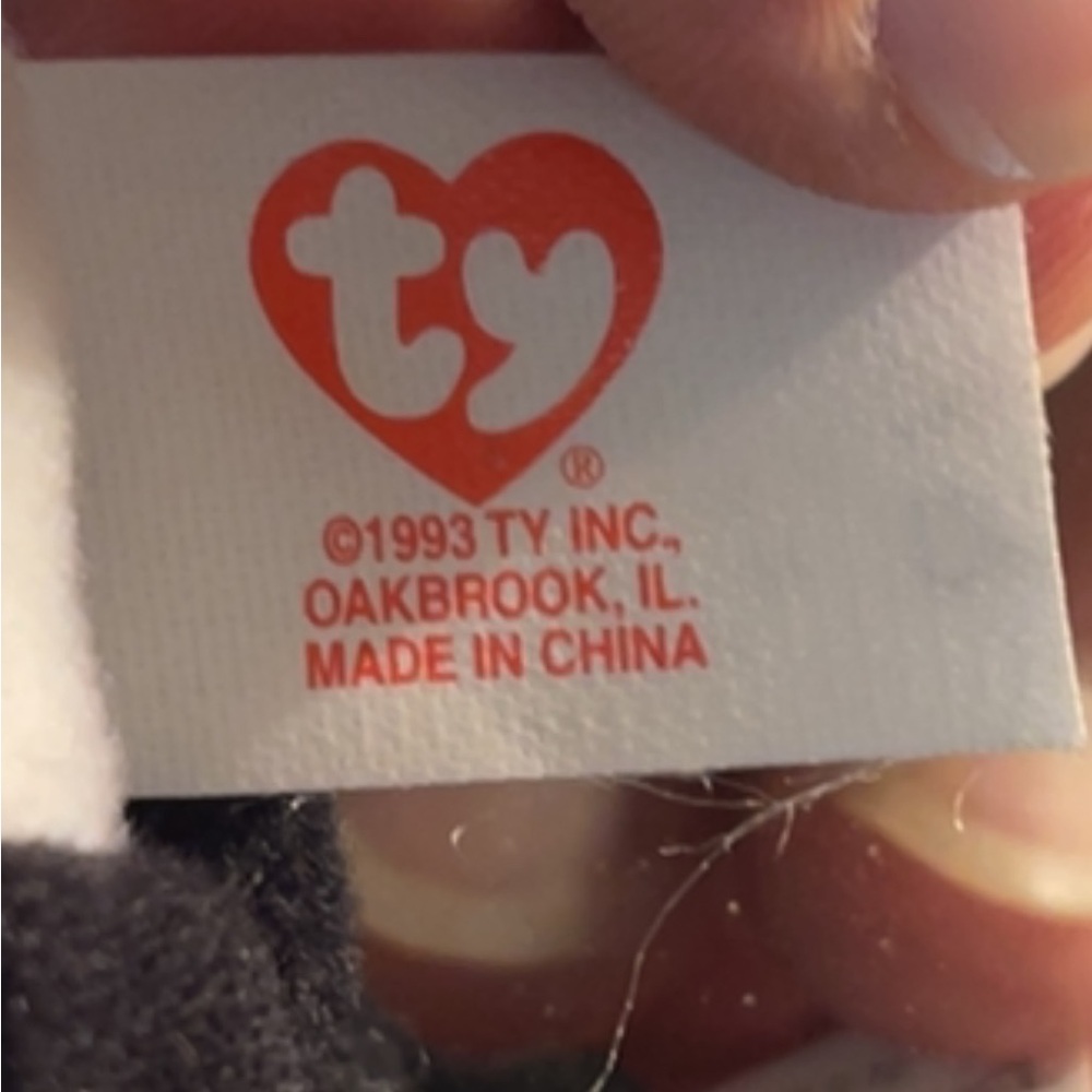 ‘98 - Ty Rocket BlueJay Beanie & Teenie Beanie Baby - Picture 10 of 12